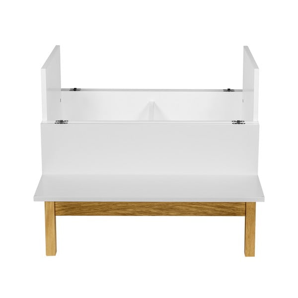 Dulap pentru vinuri  alb/natural 75x70 cm Grande - Woodman-image-3