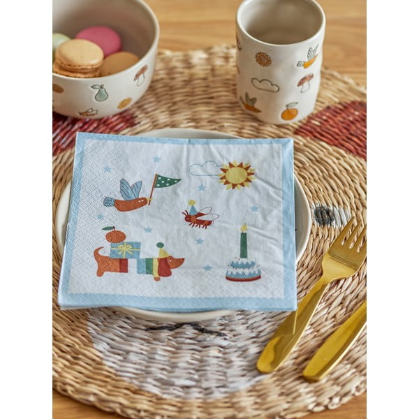 Șervețele 20 buc. din hârtie Charlie – Bloomingville Mini-image-2