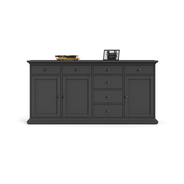 Comodă gri joasă 189x92 cm Paris – Tvilum-image-3