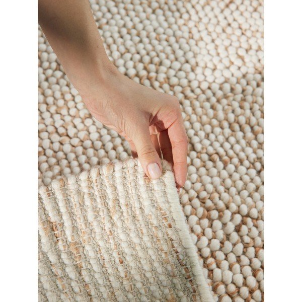 Covor bej țesut manual din amestesc de lână 80x150 cm Peas – Villeroy&Boch-image-4