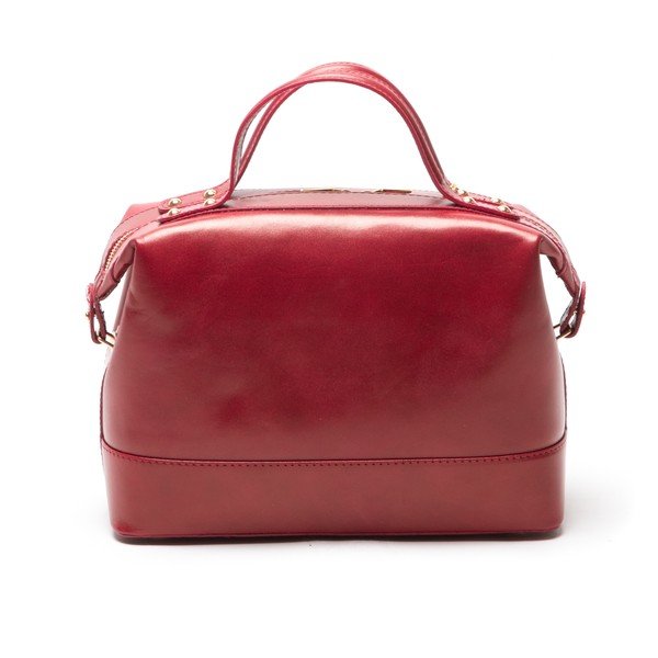 Poșetă din piele Anna Luchini 355 Rosso-image-2