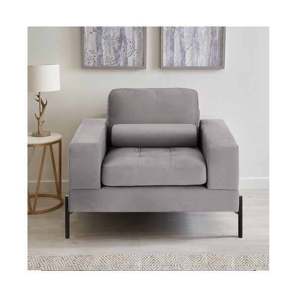 Fotoliu gri deschis Versailles – Ropez-image-1