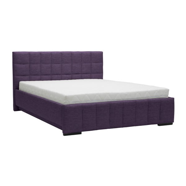 Pat dublu Mazzini Beds Dream, 180 x 200 cm, violet