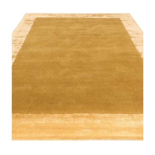Covor galben ocru handmade din amestesc de lână 160x230 cm Ascot – Asiatic Carpets-image-1