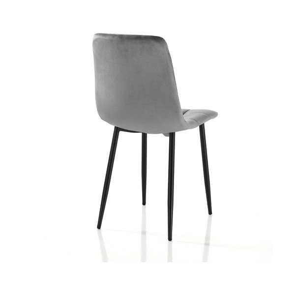 Scaune de dining gri 2 buc. din catifea Faffy – Tomasucci-image-2