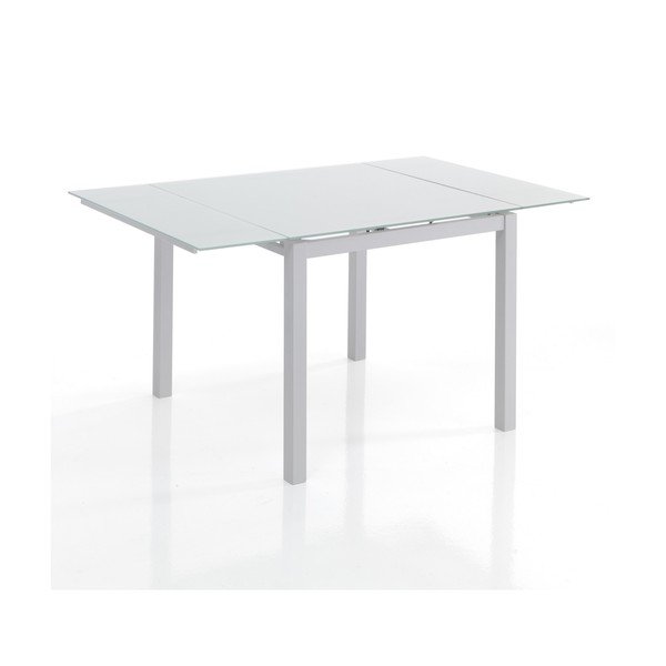 Masă de dining extensibilă cu blat din sticlă 90x90 cm New Daily – Tomasucci-image-2