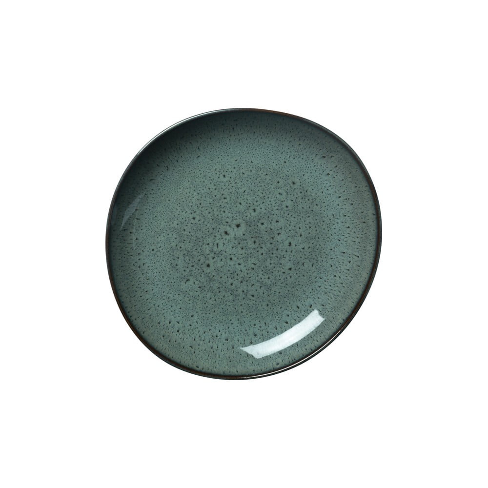 Bol din gresie ceramică Villeroy & Boch Like Lave, ø 27 cm, verde - gri