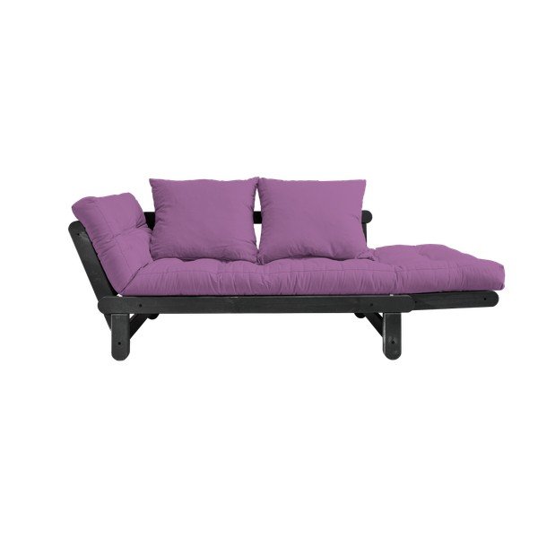 Canapea extensibilă Karup Beat Black/Taffy Pink-image-4