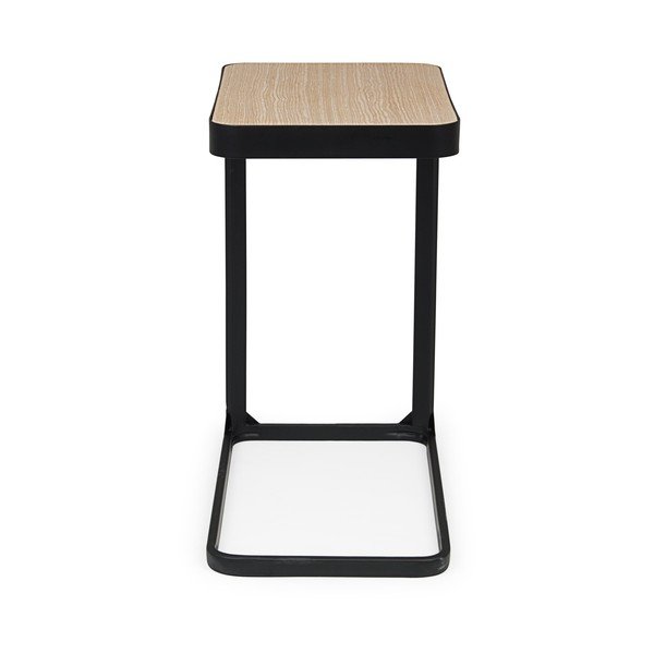 Măsuță auxiliară cu aspect de lemn de brad 30x50 cm Everitt – Bizzotto-image-1