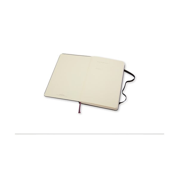 Caiet Moleskine, copertă rezistentă, 192 pag., negru-image-2