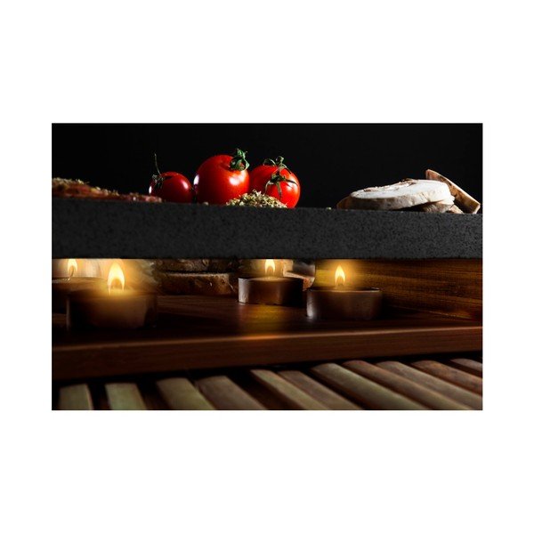 Platou servire cu blat de granit pentru menținerea caldă a preparatelor Bambum, 30 x 20 cm-image-2