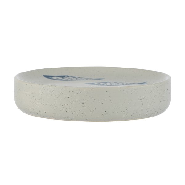 Săpunieră ceramică Wenko Aquamarin, albastru - alb-image-3