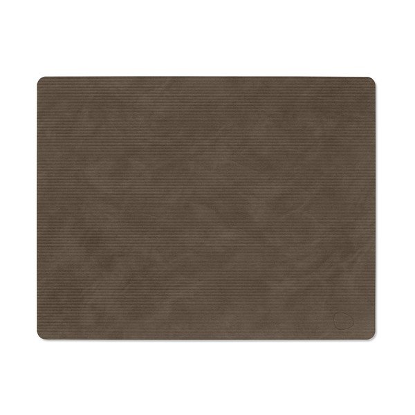 Suport pentru farfurii din piele ecologică 35x45 cm Square L Corduroy – LIND DNA