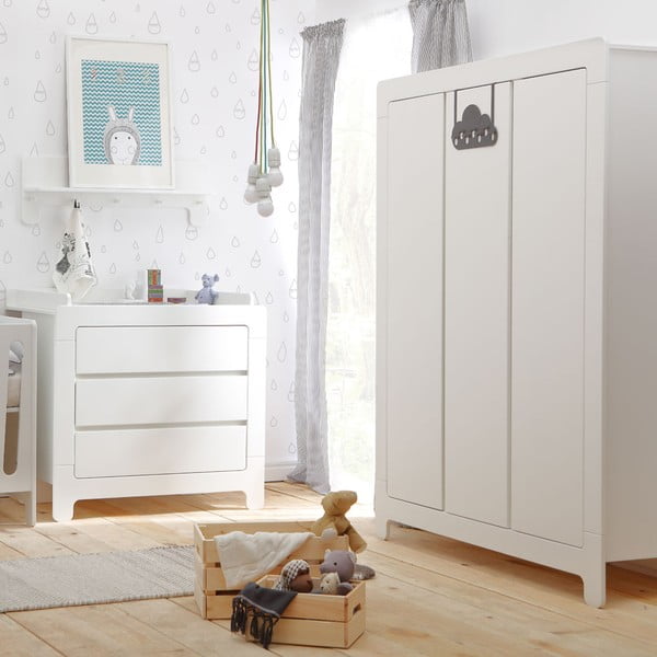 Șifonier Pinio Moon, 185 x 142 cm, alb-image-3