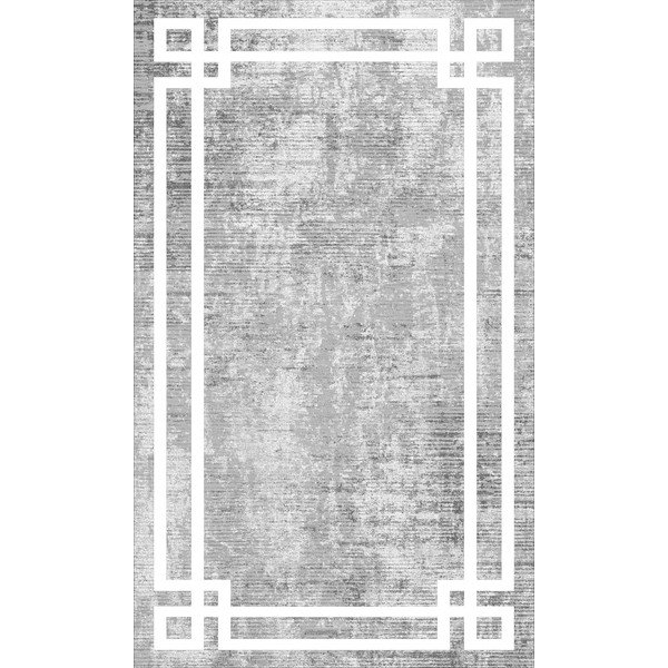 Covor tip traversă gri lavabil 80x300 cm Mano – Vitaus