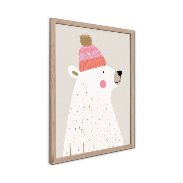 Tablou pentru copii 30x40 cm White Bear – Styler-image-4
