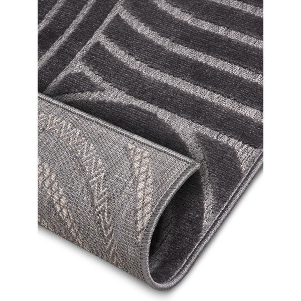 Covor gri antracit 67x120 cm Iconic Wave – Hanse Home-image-4