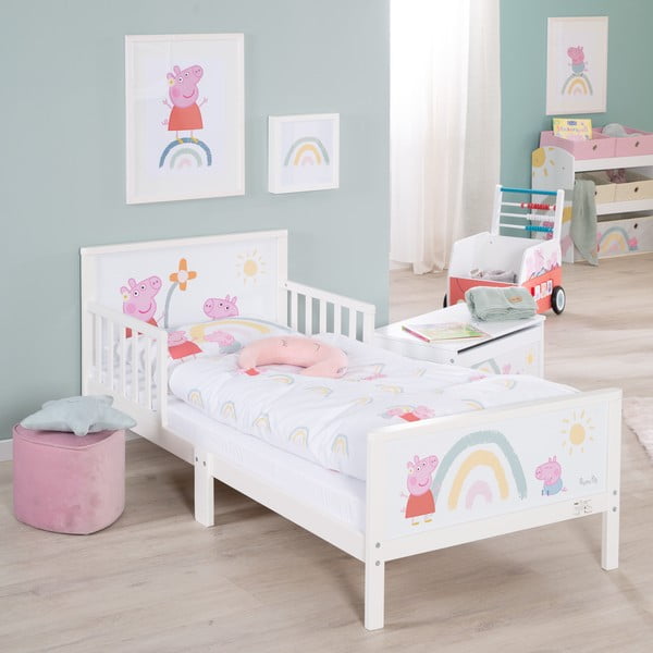 Pat pentru copii  alb 70x140 cm Peppa Pig – Roba-image-1