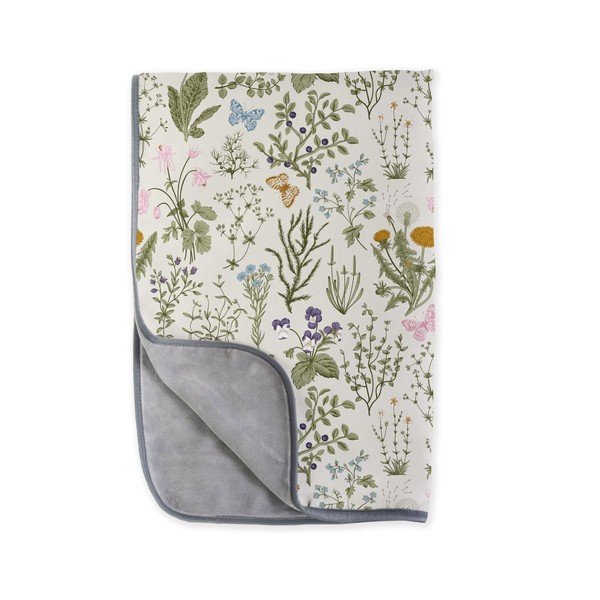 Pătură reversibilă din microfibră Surdic Botanicus, 130 x 170 cm