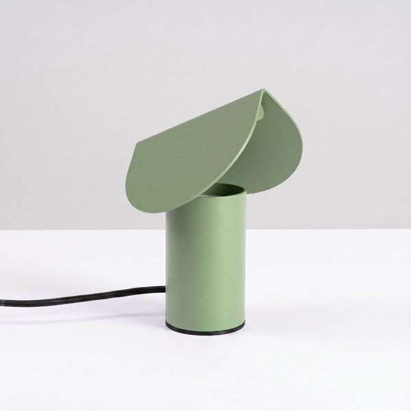 Veioză verde salvie LED din aluminiu (înălțime 15 cm) BISCUIT – Thoro-image-4