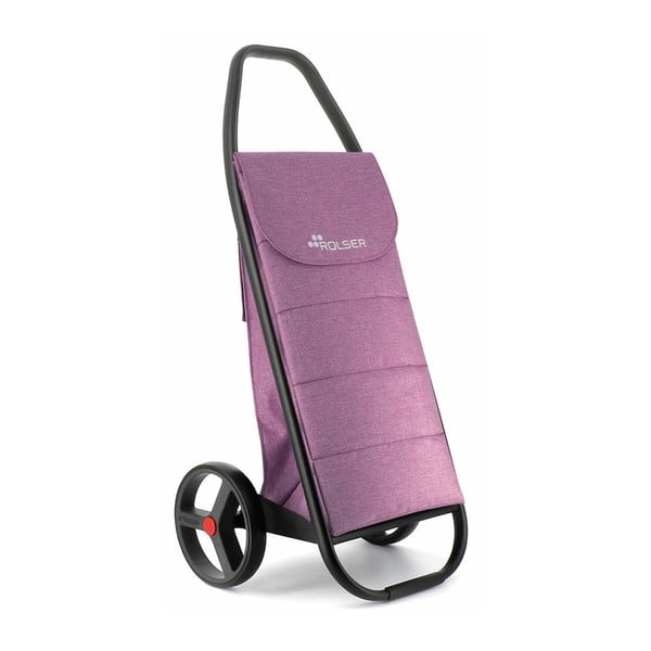 Sacoșă de cumpărături cu roți 53 l Com Tweed Polar Black Tube – Rolser