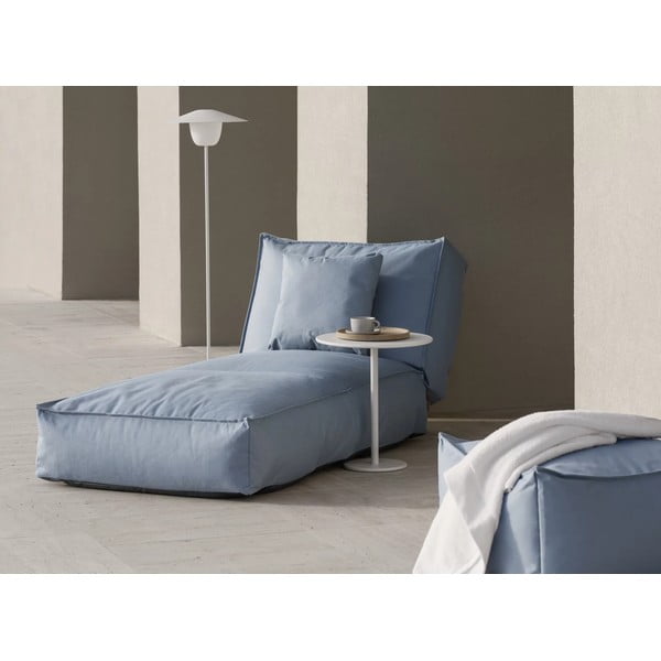 Pernă decorativă exterior Blomus Grow, 38 x 38 cm, albastru deschis-image-3