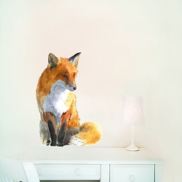 Autocolant refolosibil Fox Small, 42x30 cm