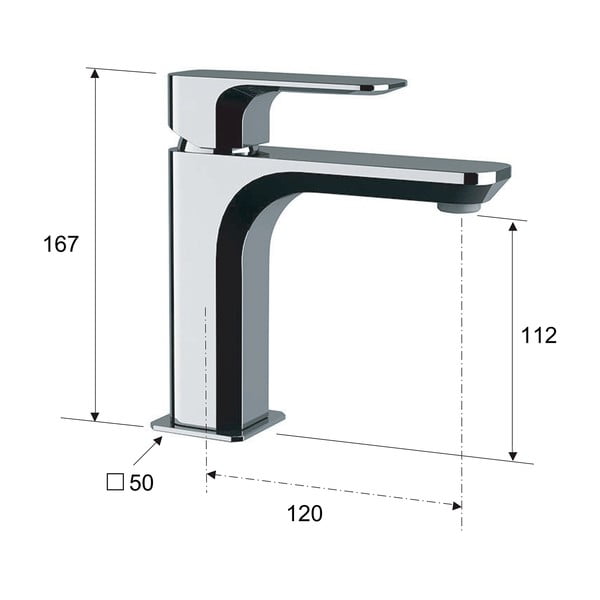 Baterie aurie pentru chiuvetă înaltă Spy – Sapho-image-3