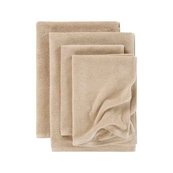 Prosoape de baie bej 4 buc. din bumbac Darcy – Jotex