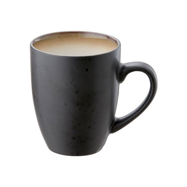 Căni negre 4 buc. din ceramică 300 ml Gastro Black/Mix – Bitz-image-4