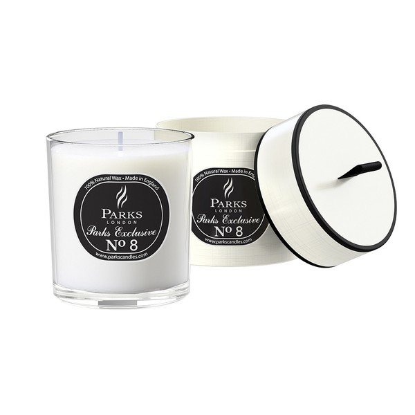 Lumânare parfumată Parks Candles London Exclusive, aromă de lemn și patchouli, durată ardere 50 de ore-image-1