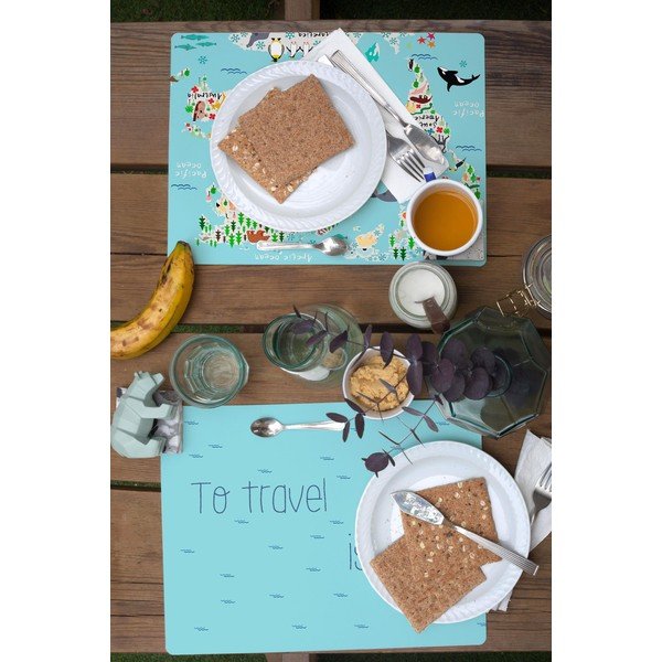 Set 2 suporturi pentru farfurie Madre Selva World-image-1