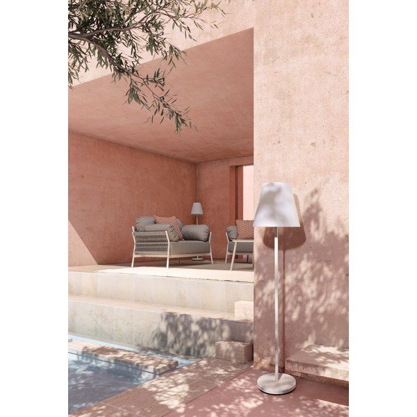 Lampadar alb LED cu control prin telecomandă/cu difuzor (înălțime 150 cm) Solar – Bizzotto-image-2