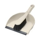 Set făraș și mătură cu cap moale Addis, crem