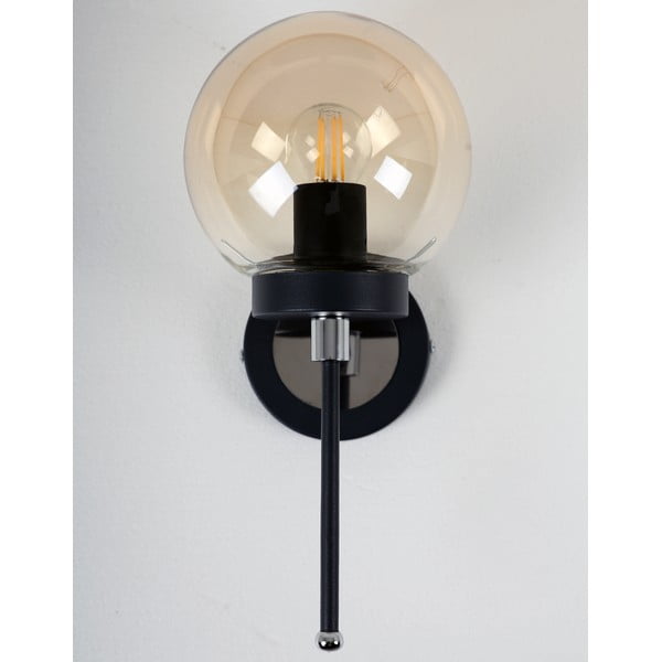 Aplică de perete galben ocru/neagră ø 15 cm Tokyo – Squid Lighting