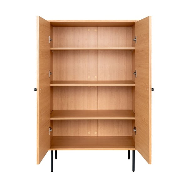 Dulap în culoare naturală cu aspect de lemn de stejar 80x130 cm Kyoto – House Nordic-image-3