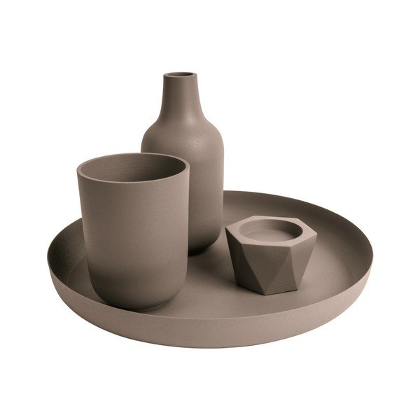 Suport pentru lumânare PT LIVING Nimble, ⌀ 10 cm, bej-image-1
