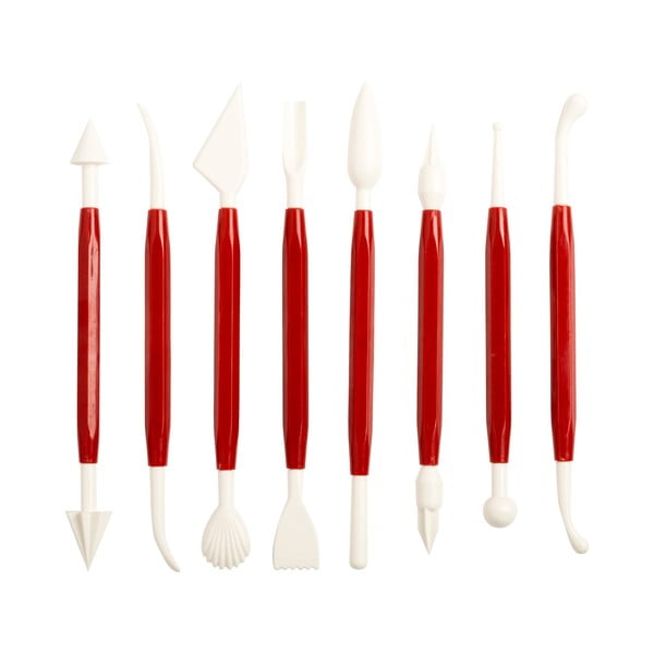 Ustensile pentru modelare fondant 8 buc. din plastic Sugar Sculpting – Mason Cash