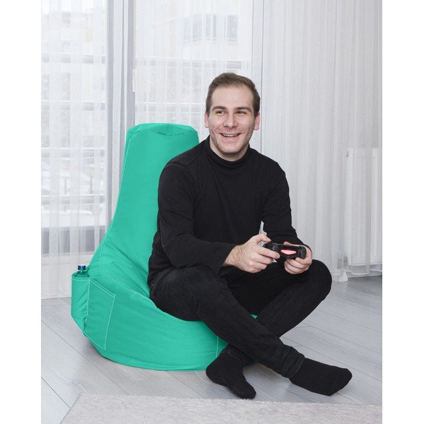 Fotoliu bean bag turcoaz EVA Sport – Floriane Garden-image-3
