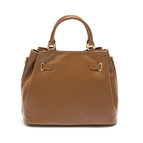 Geantă din piele Isabella Rhea no. 183, maro cognac-image-2