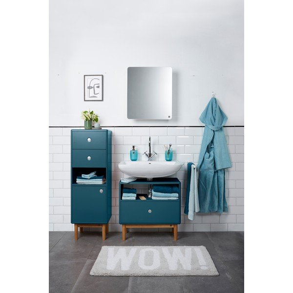 Dulap de baie în culoarea petrolului suspendat/cu oglindă 50x58 cm Color Bath – Tom Tailor-image-1
