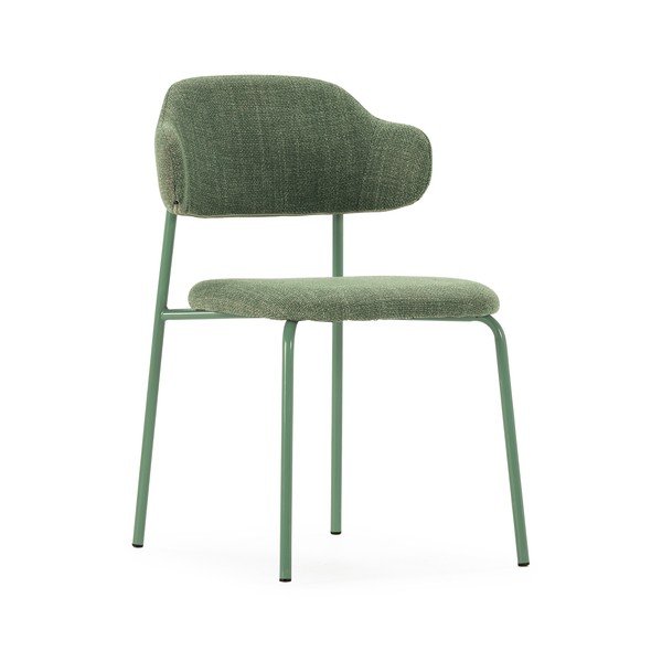 Scaune de dining verzi 4 buc. Adriel – Marckeric