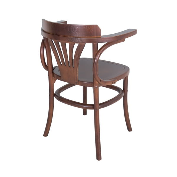 Scaun de dining maro din lemn masiv de ulm Montmartre – Antic Line-image-1