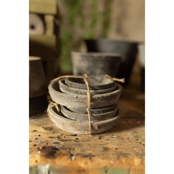 Farfurii de ghiveci 3 buc. din teracotă ø 10 cm – Esschert Design-image-3