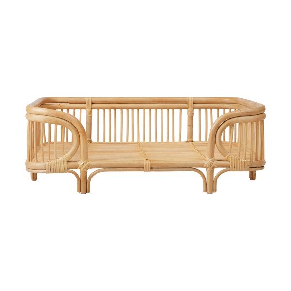 Pat pentru animale de companie în culoare naturală pentru câini din ratan 88x69 cm Otto – OYOY Living Design