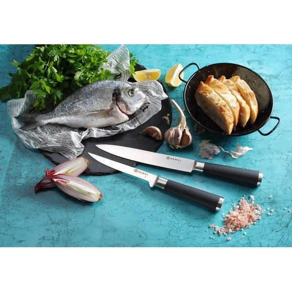 Set de cuțite din oțel inoxidabil 9 buc. – Hendi-image-1