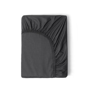 Cearșaf elastic din bumbac satinat HIP, 160 x 200 cm, gri