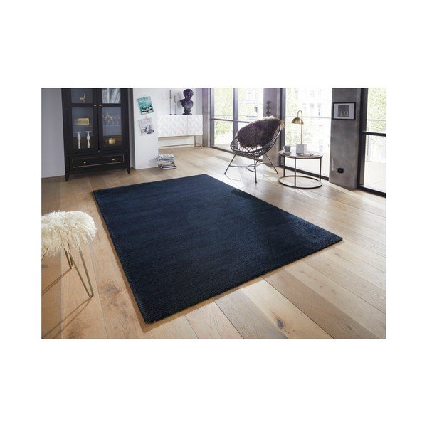 Covor Elle Decoration Glow Loos, 160 x 230 cm, albastru închis-image-2