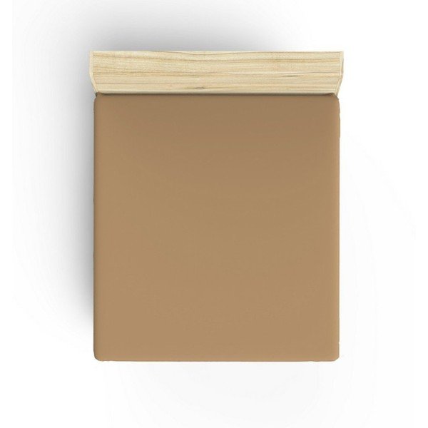 Cearceaf maro din bumbac cu elastic 140x200 cm – Mijolnir