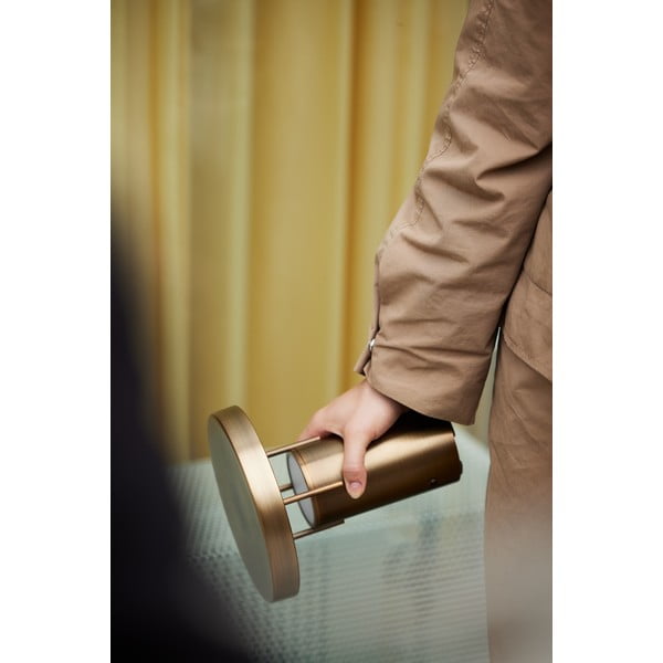 Veioză în culoarea bronz LED cu intensitate reglabilă (înălțime 20 cm) BringMe – Hübsch-image-3